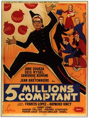 Cinq millions comptant