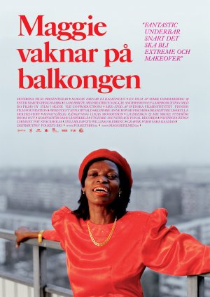 Maggie vaknar på balkongen