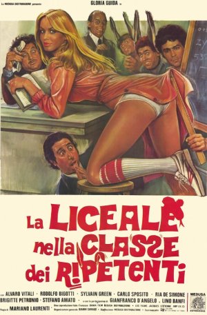 La liceale nella classe dei ripetenti
