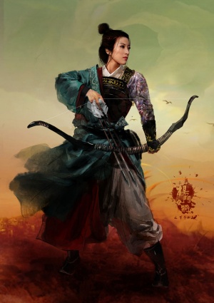 Yang men nu jiang zhi jun ling ru shan