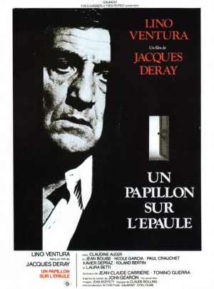 Un papillon sur l'épaule