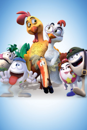 Un gallo con muchos huevos
