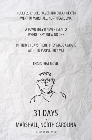 31 Days in Marshall, North Carolina