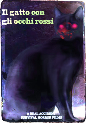 Il gatto con gli occhi rossi