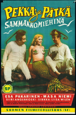 Pekka ja Pätkä sammakkomiehinä