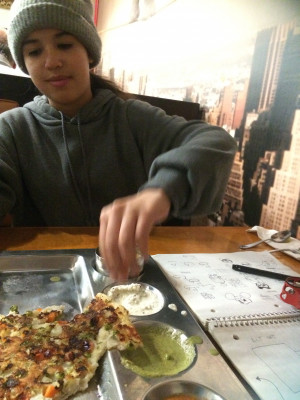 People Eating with Peter Appleseed