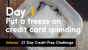 The INTERAC 21 Day Credit-Free Challenge
