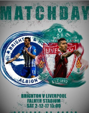Brighton and Hove Albion vs Liverpool