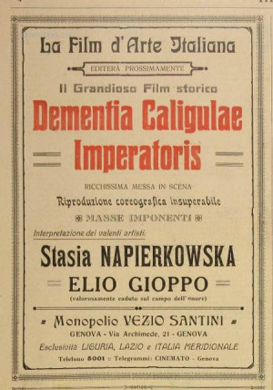 La tragica fine di Caligula imperator (1917) movie posters