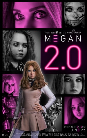M3GAN 2.0 movie 2025 poster.