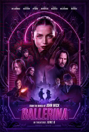 Ballerina movie 2025 poster.