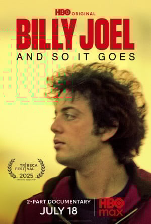 Billy Joel: And So It Goes TV series 2025 poster.