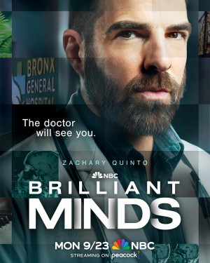 Brilliant Minds TV series 2024 poster.