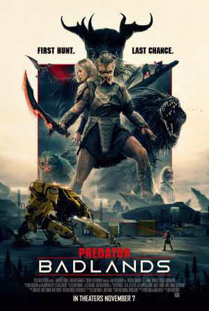 Predator: Badlands movie 2025 poster.