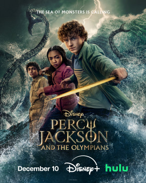 Percy Jackson and the Olympians TV series 2023 poster.