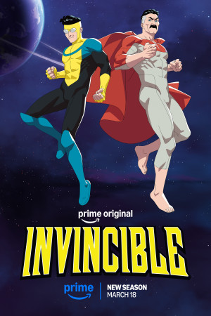 Invincible TV series 2021 poster.