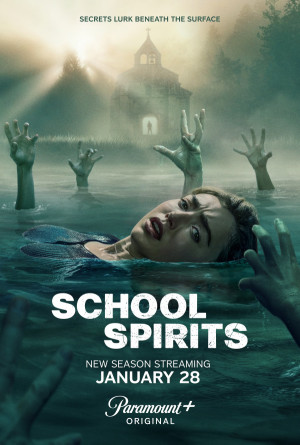 School Spirits TV series 2023 poster.